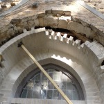 Gate House Restoration – Rebuilding Arch (June 2014)